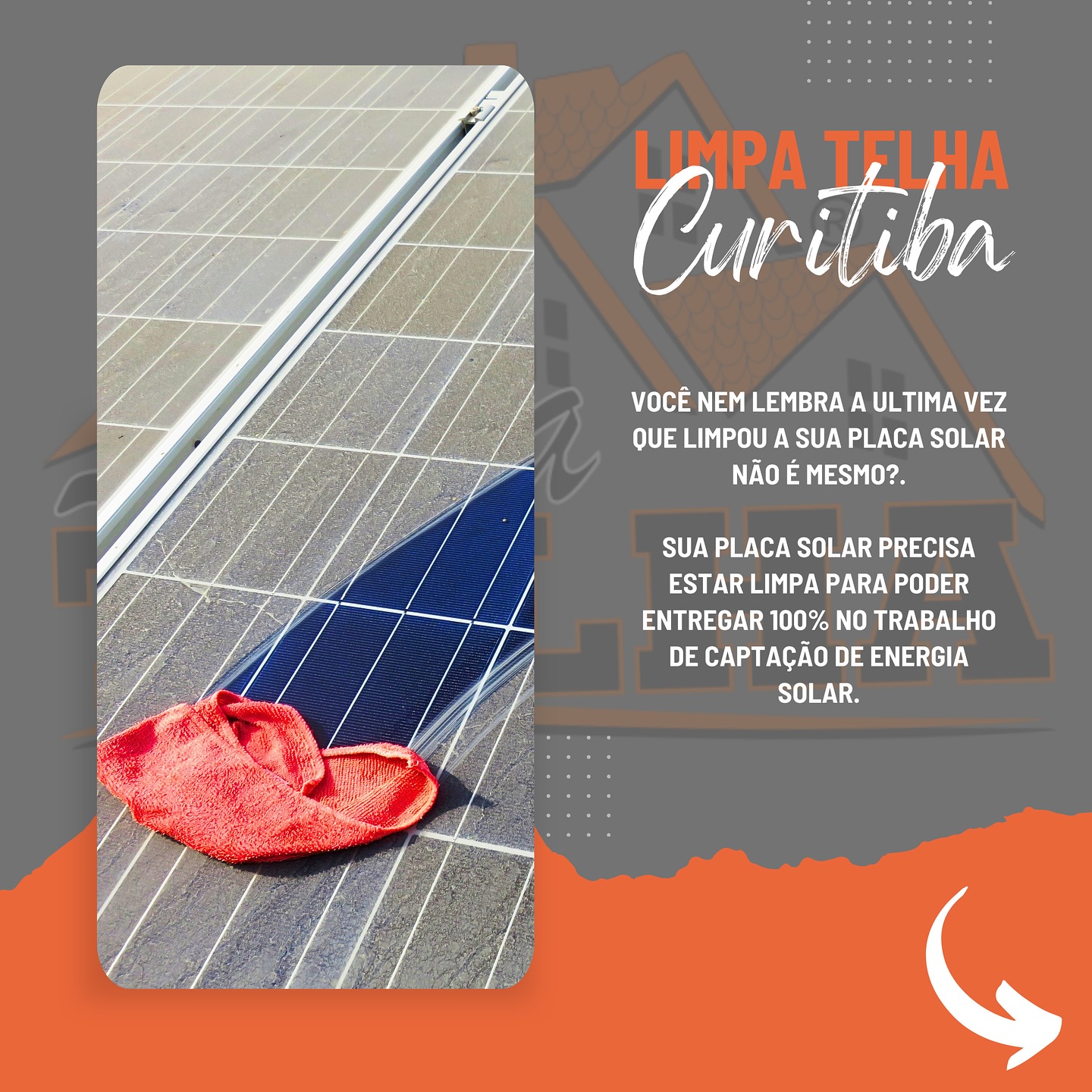 Limpeza de Placas e Paineis Solares