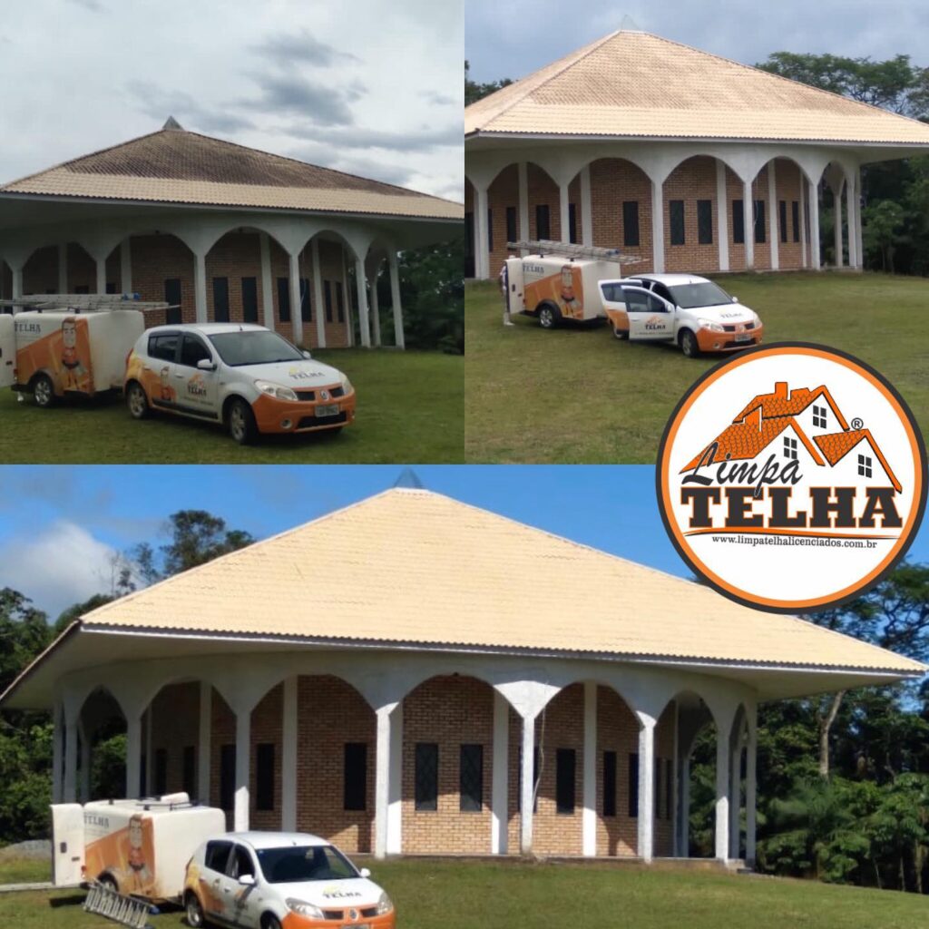 Tecnologia de Limpeza de Telhas Sem Agua e Sem Acido em Curitiba